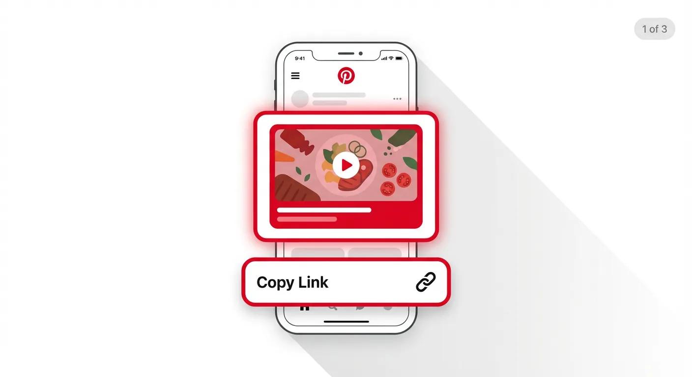 Step 1: Copia l'URL di Pinterest