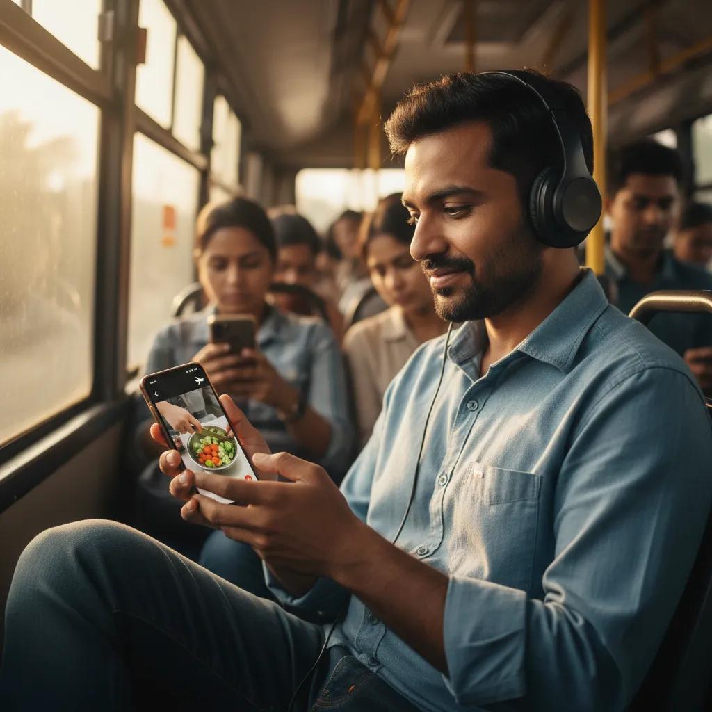 Indian mother and daughter cooking together using a saved Pinterest recipe video